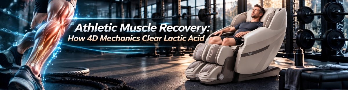 Athletic Muscle Recovery: How 4D Mechanics Clear Lactic Acid - Official Titan Massage Chair l Osaki, Titan & AmaMedic Brands