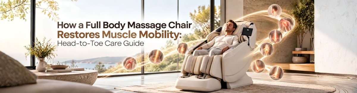 How a Full Body Massage Chair Restores Muscle Mobility: Head-to-Toe Care Guide - Official Titan Massage Chair l Osaki, Titan & AmaMedic Brands