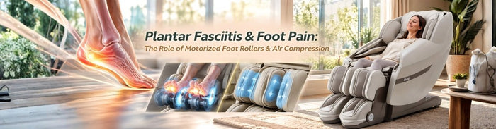 Plantar Fasciitis & Foot Pain: The Role of Motorized Foot Rollers & Air Compression - Official Titan Massage Chair l Osaki, Titan & AmaMedic Brands