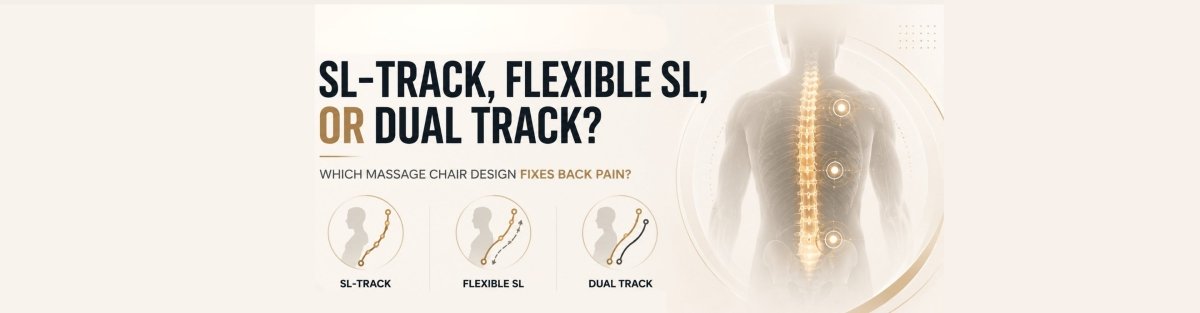 SL-Track, Flexible SL, or Dual Track? Which Massage Chair Design Solves Back Pain? - Official Titan Massage Chair l Osaki, Titan & AmaMedic Brands