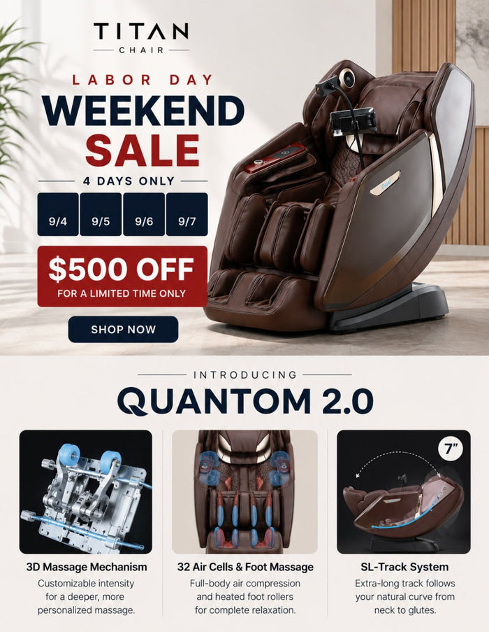 Titan Chair Labor Day Sale 2026: Top Deals on 3D, 4D, and Dual-Engine Platforms - Official Titan Massage Chair l Osaki, Titan & AmaMedic Brands