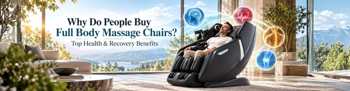 Why Do People Buy Full Body Massage Chairs? Top Health & Recovery Benefits - Official Titan Massage Chair l Osaki, Titan & AmaMedic Brands