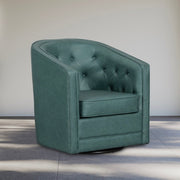 Caddo Swivel Chair [Leathaire] | Titan Chair