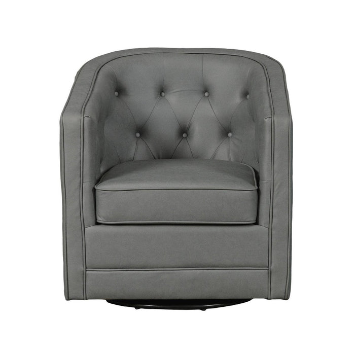 Caddo Swivel Chair [Leathaire] | Titan Chair