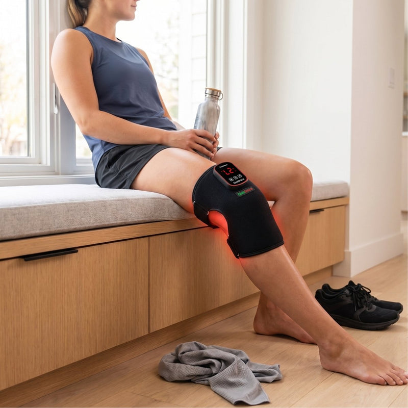 Heating Brace Knee | Official Titan Massage Chair l Osaki, Titan & AmaMedic Brands