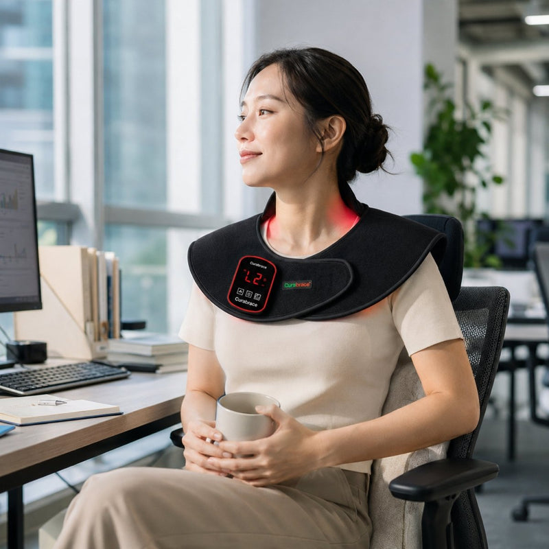 Heating Brace Neck & Shoulder | Official Titan Massage Chair l Osaki, Titan & AmaMedic Brands