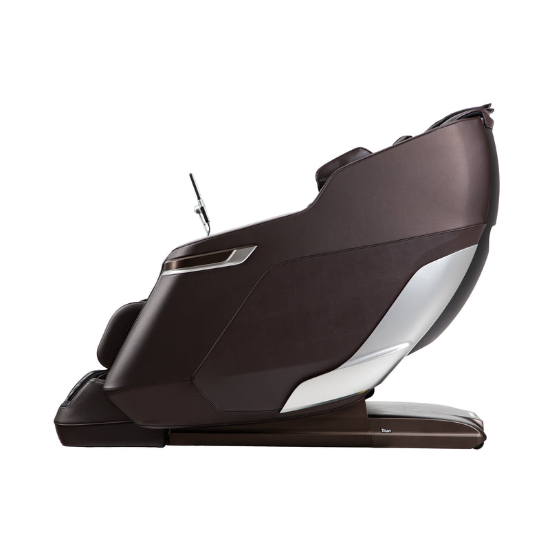 Side view layout showcasing the space-saving forward sliding action of the frame.
