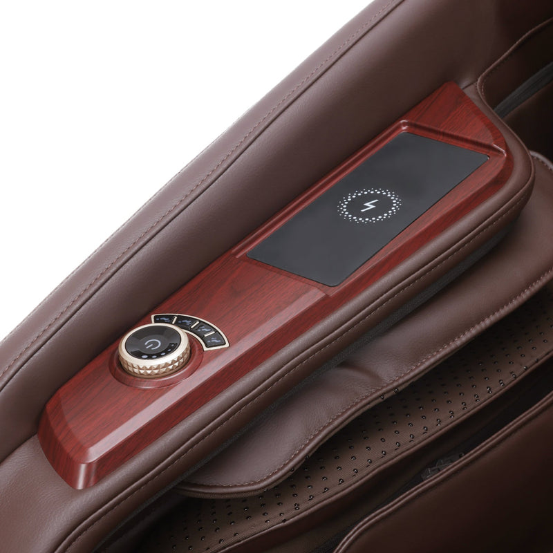 Osaki 3D Quantum 2.0 Touchscreen Remote and Foot Rollers Detail