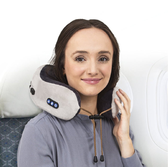 Ergnomical Massaging Vibration Pillow for Neck and Back Soothing